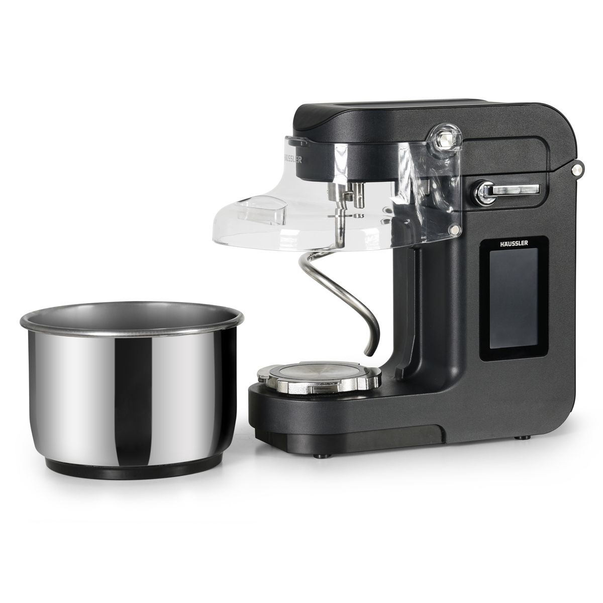 Haussler Nova dough mixer with bowl removed