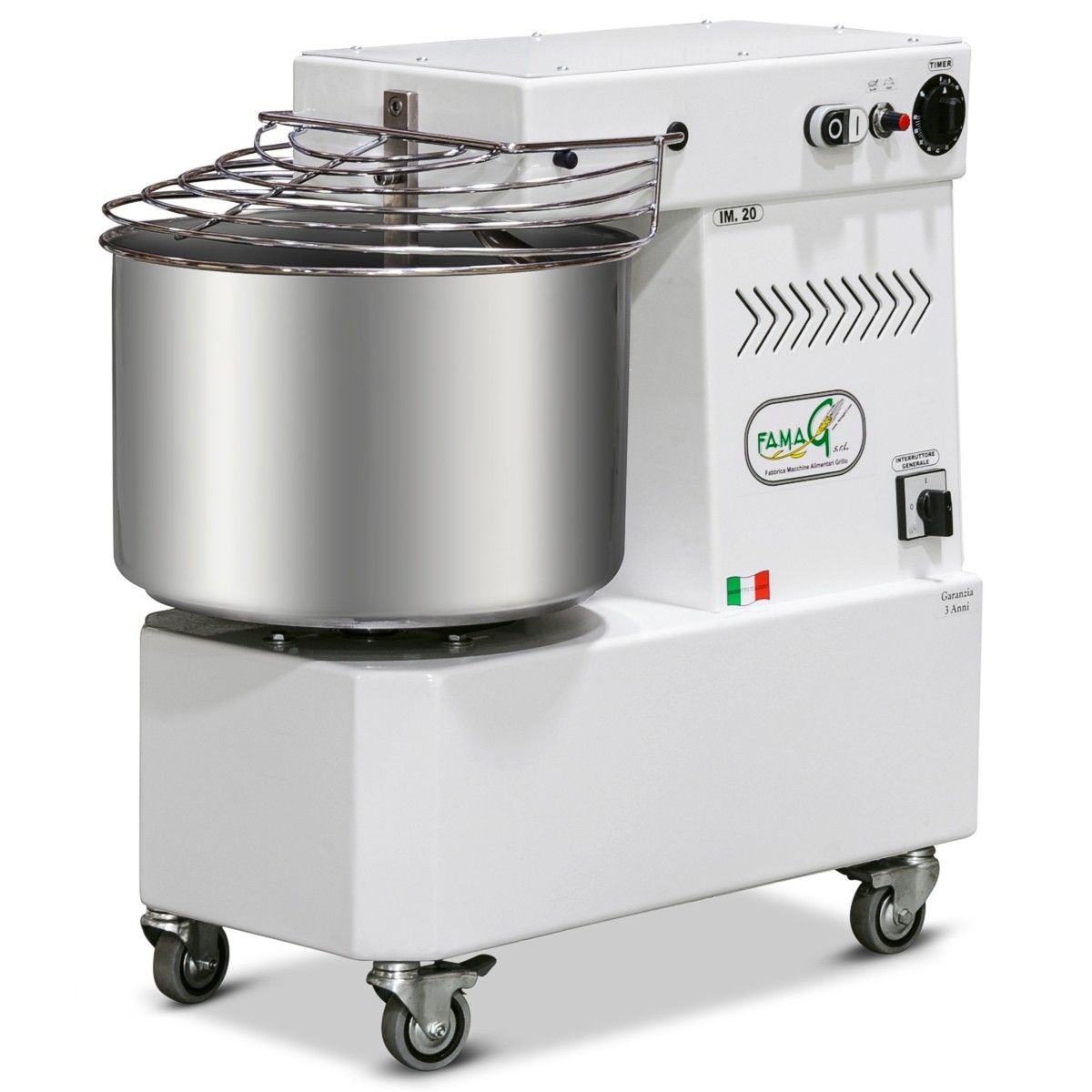 20kg spiral dough mixer
