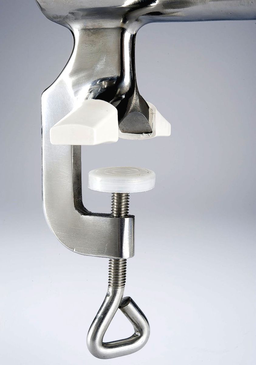 lem meat grinder hand crank clamp 821 843