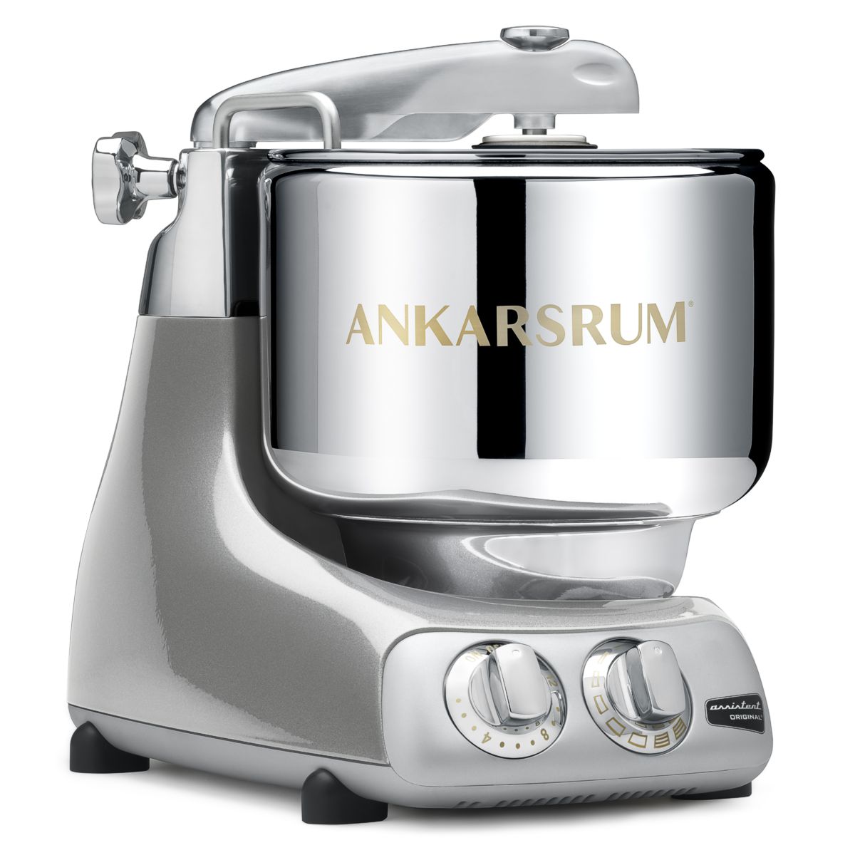 ankarsrum mixer jubilee silver 2013 assistent original 1200 2