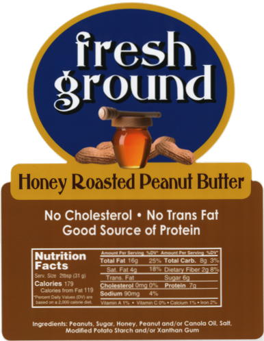 Honey roasted peanut butter