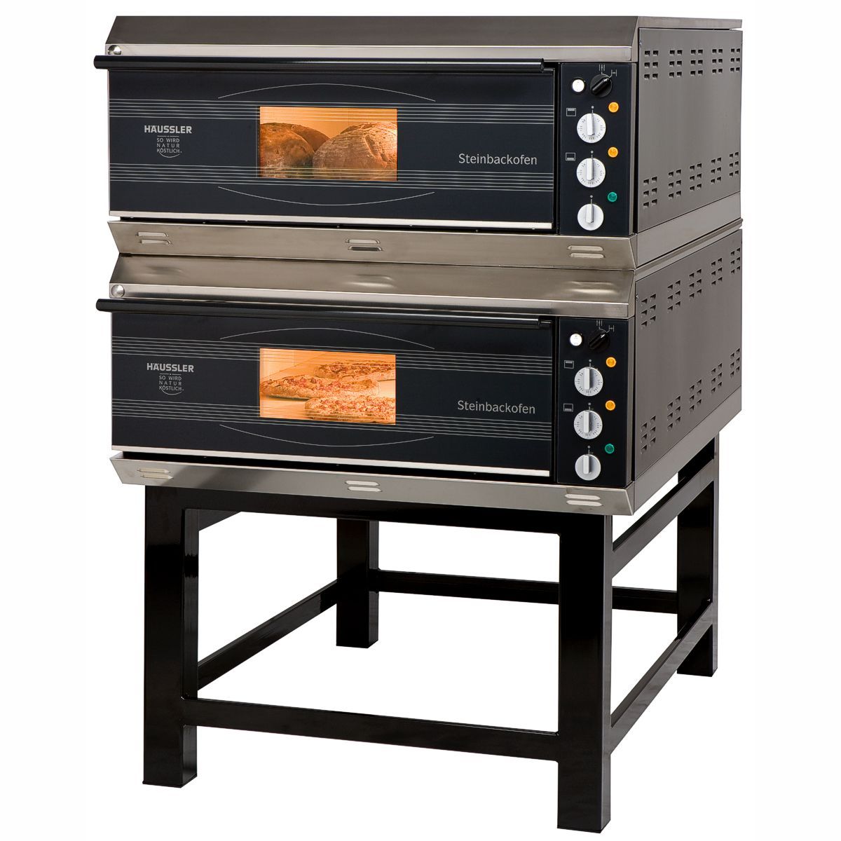 Häussler INO 2006, two brick ovens stacked