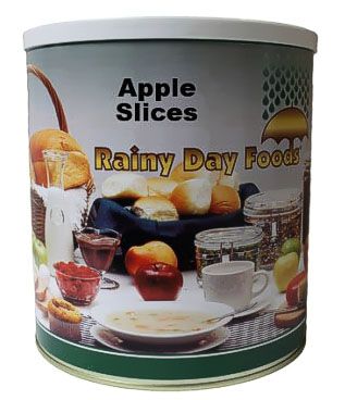 Dehydrated apple slices from Rainy Day Foods