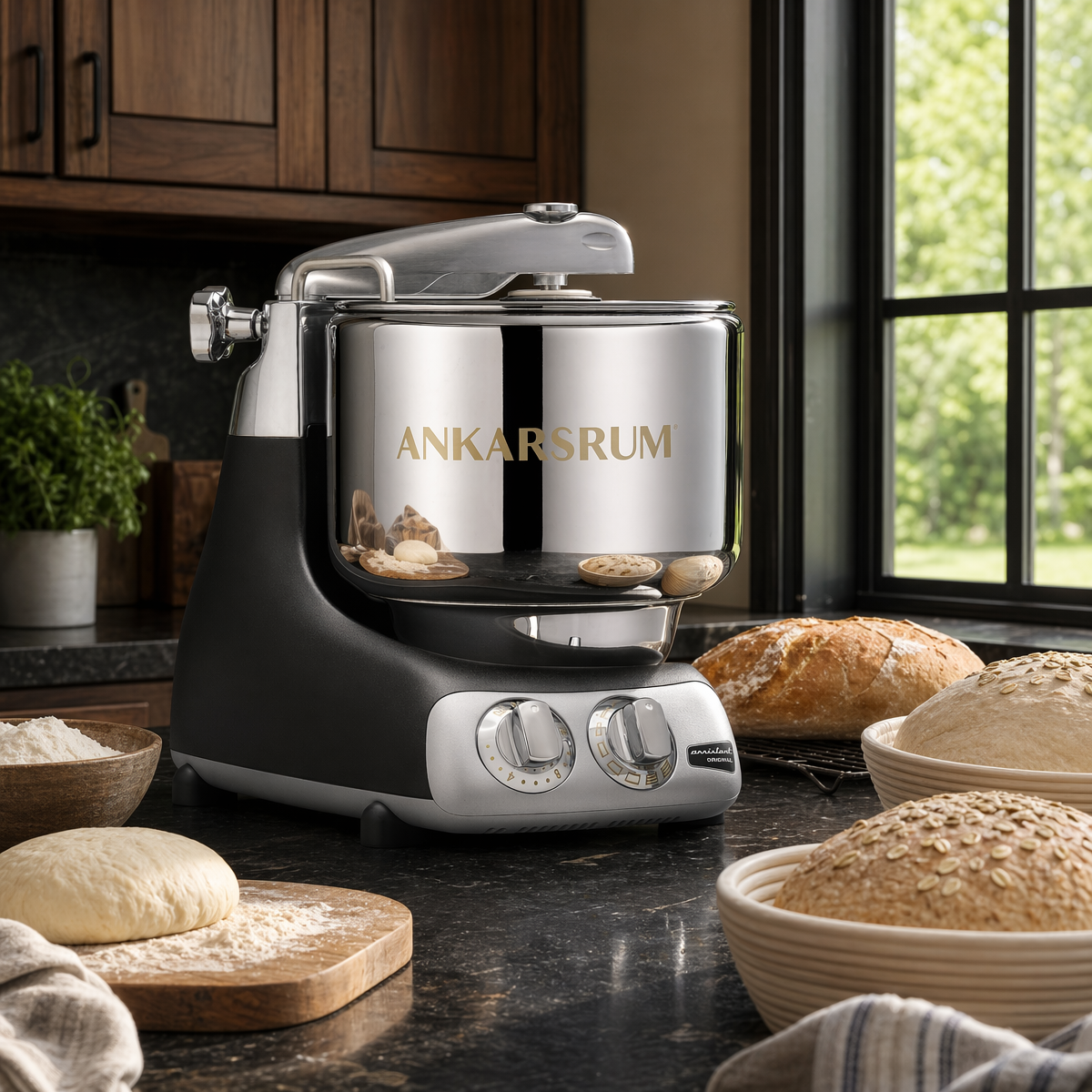 Ankarsrum Original Mixer, Black, Matte
