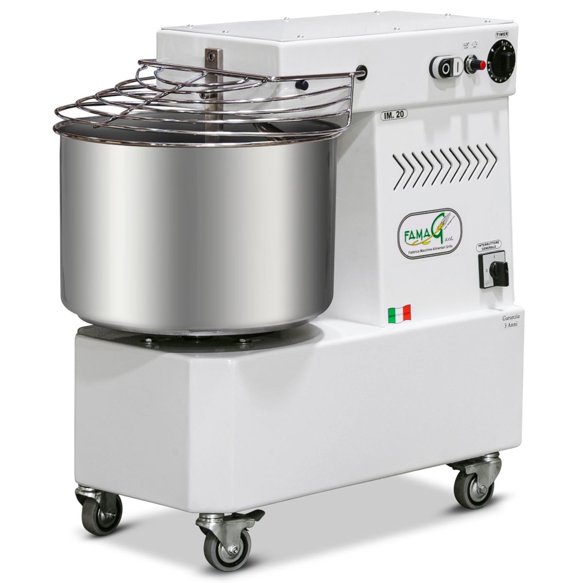 20kg spiral dough mixer