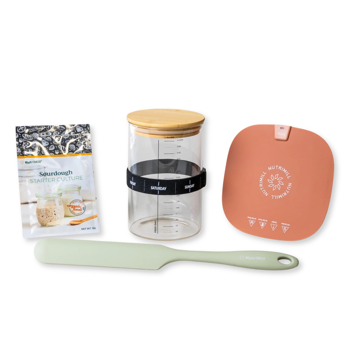 nutrimill sourdough starter bundle