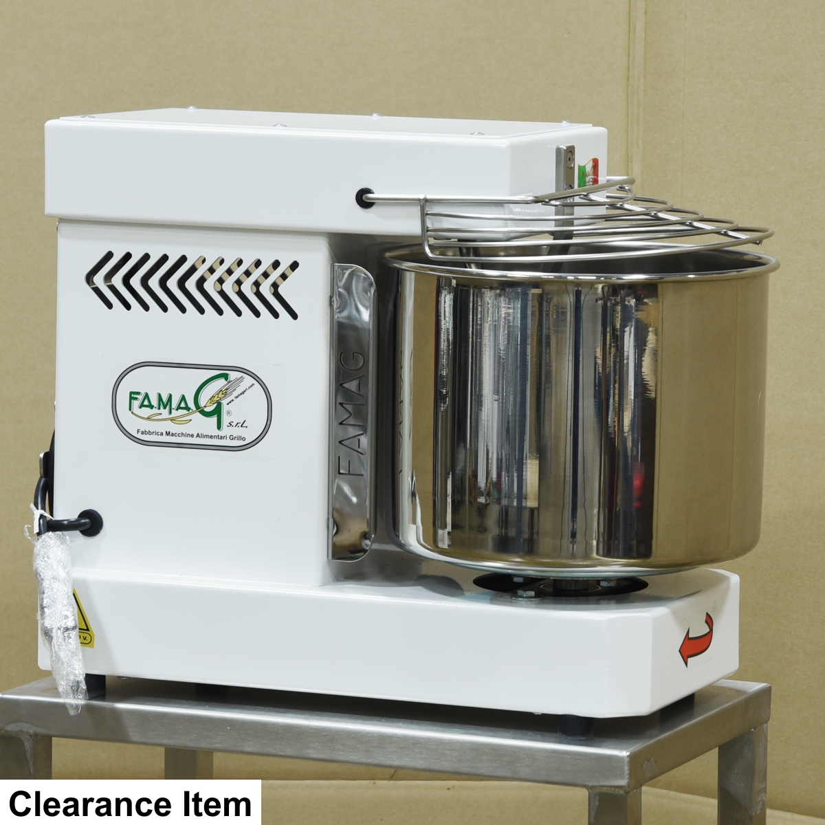 Clearance: Famag IM-10 Mixer w/Fixed Head, Arctic White 