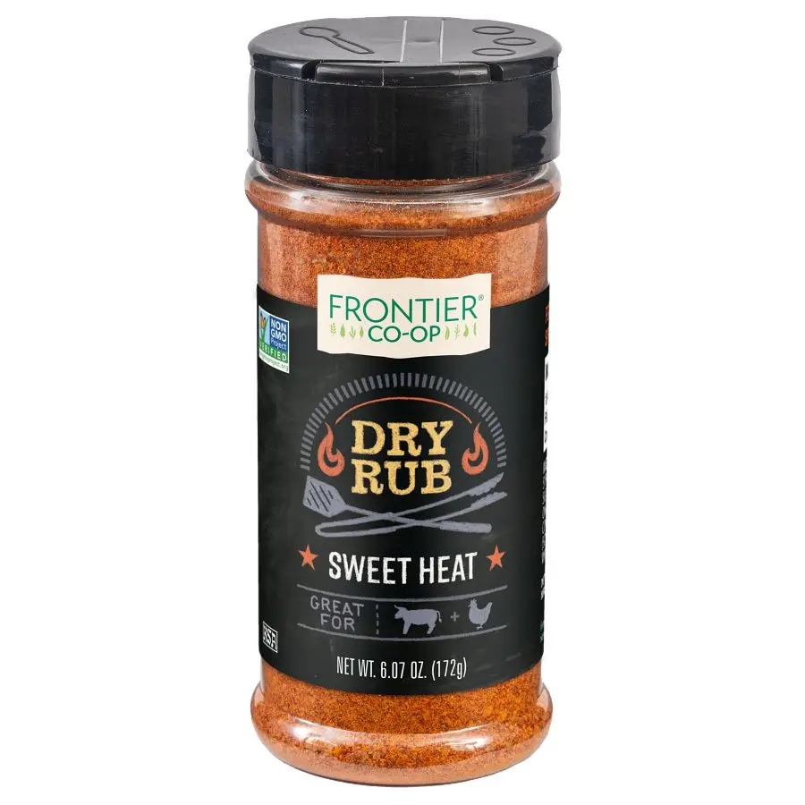 Frontier Coop Sweet Heat Dry Rub in bottle