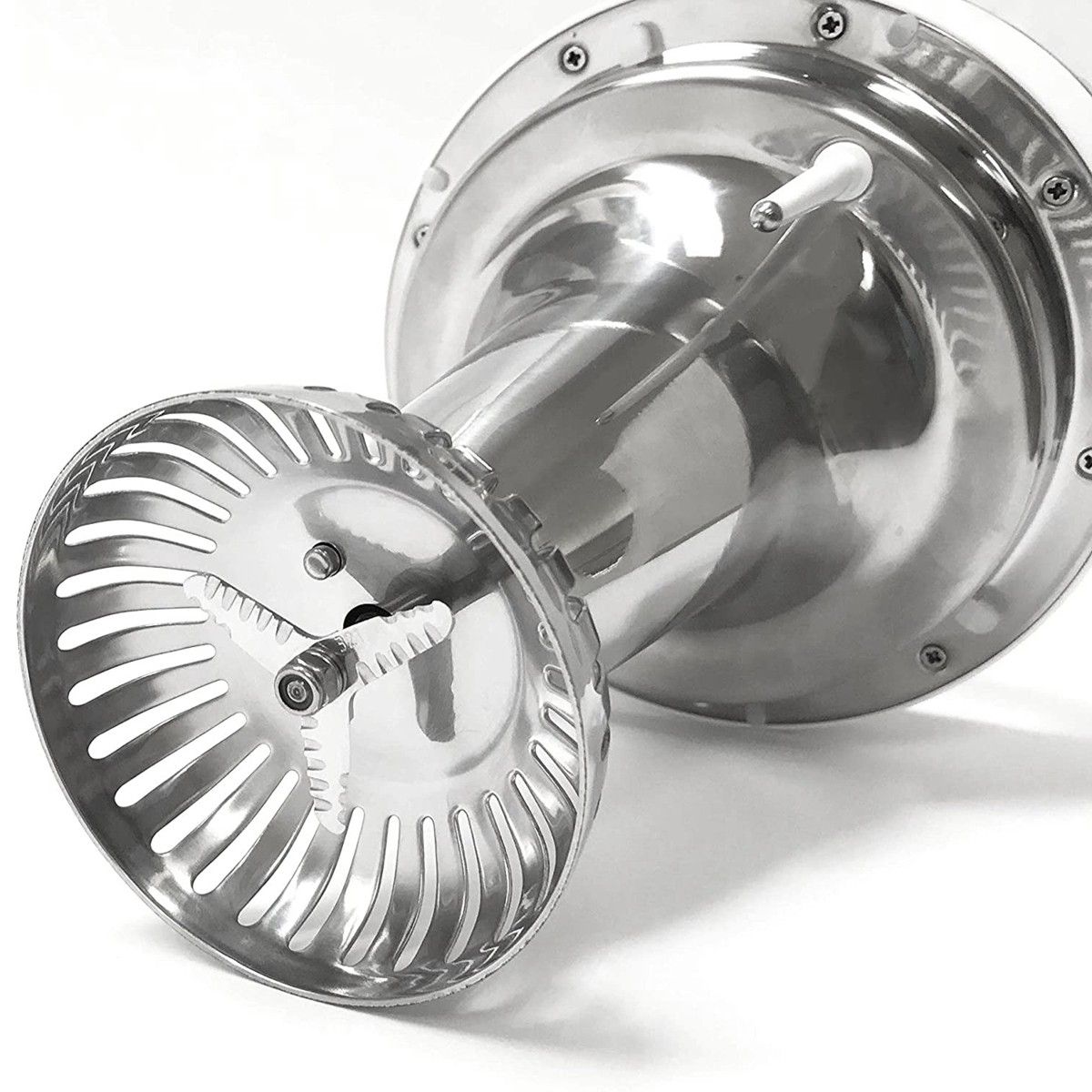 Stainless steel basket and press