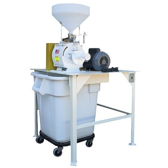Meadows 8 inch grain mill with Brute container