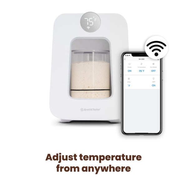 Sourdough Home Plus can be controlled through Wifi