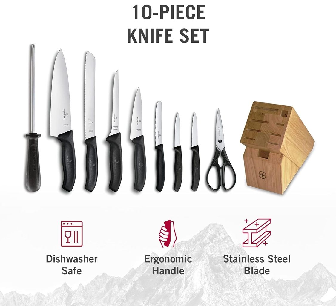 Victorinox Swiss Classic 10 piece Block Set 6.7603 X5