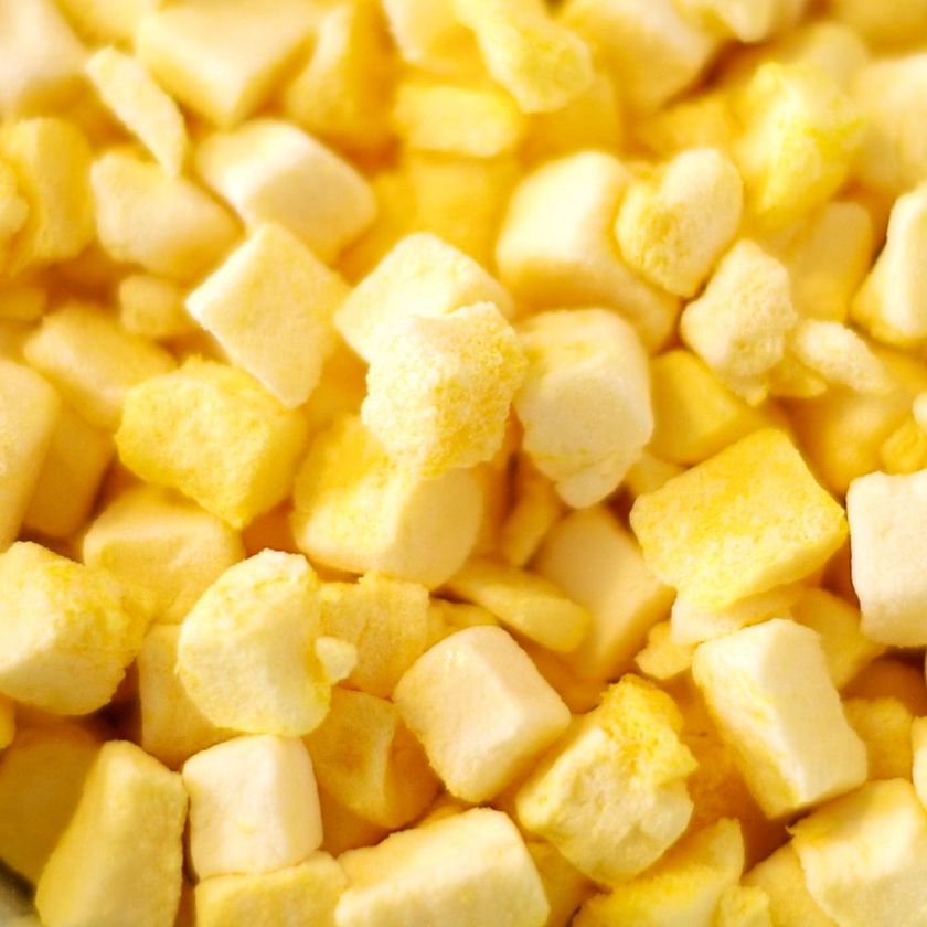 Freeze dried mangos