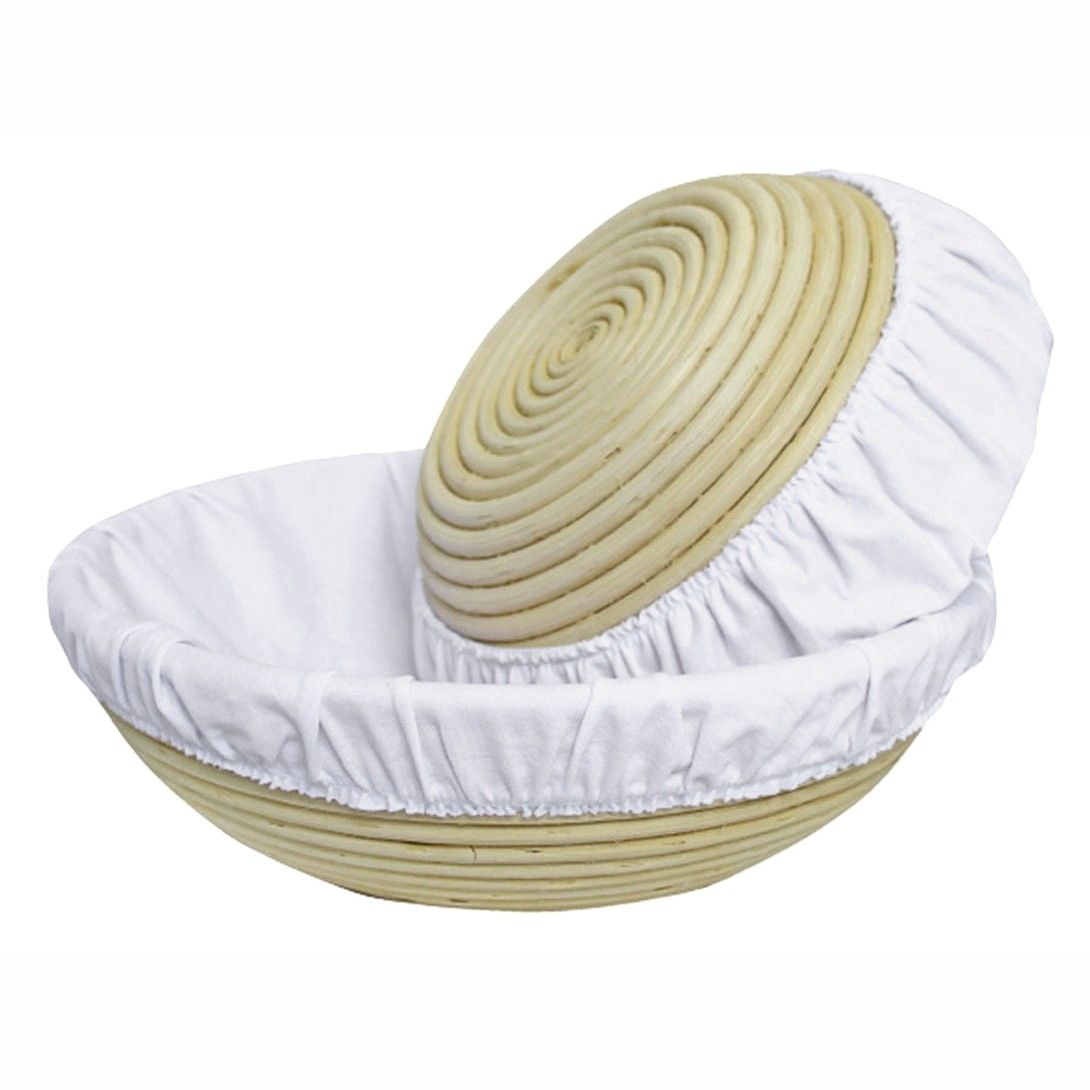 round proofing liner in rattan proof basket