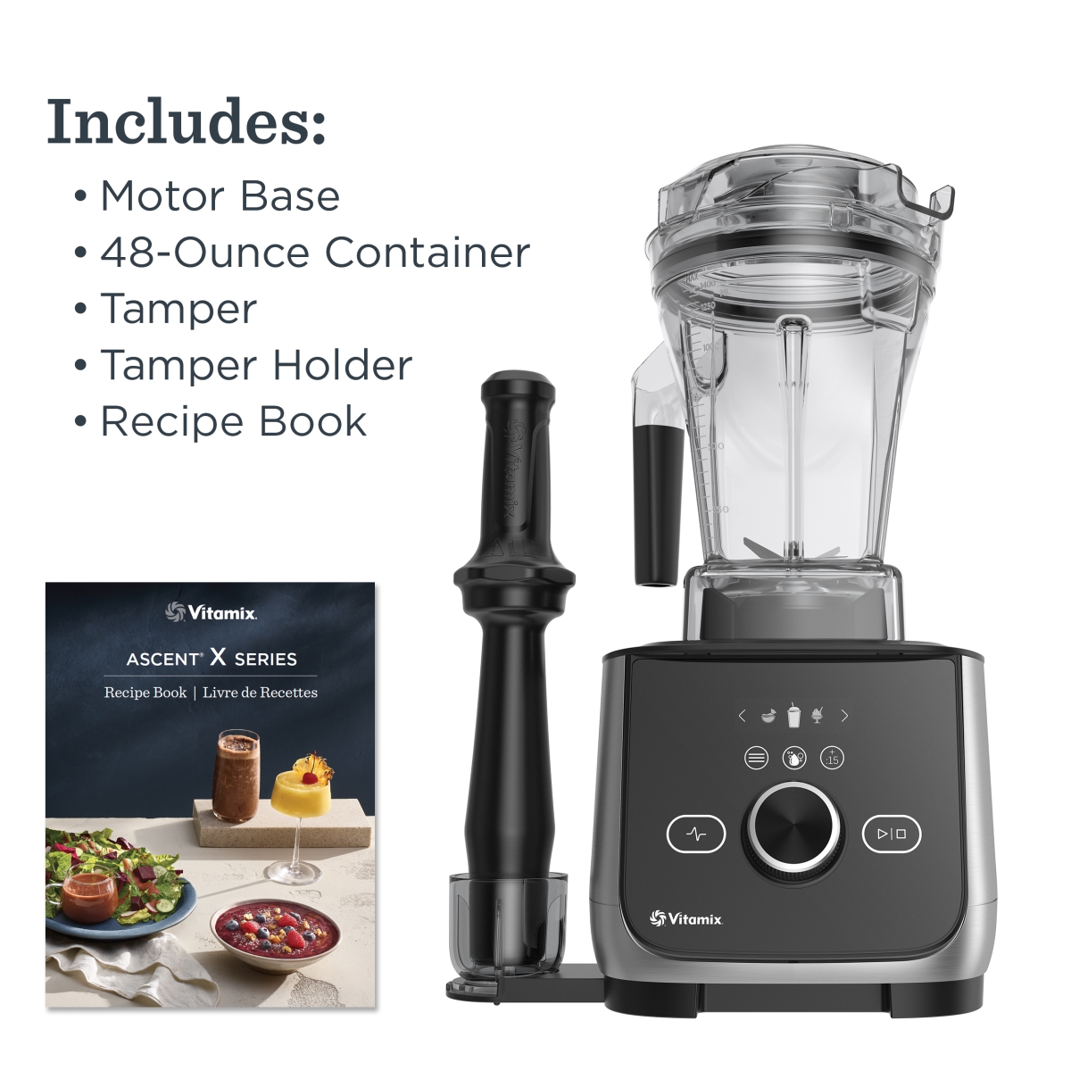 Vitamix Ascent X4 included items