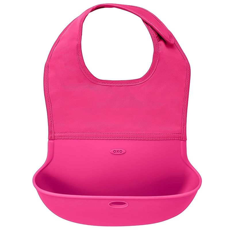 OXO Roll Up Bib, Pink