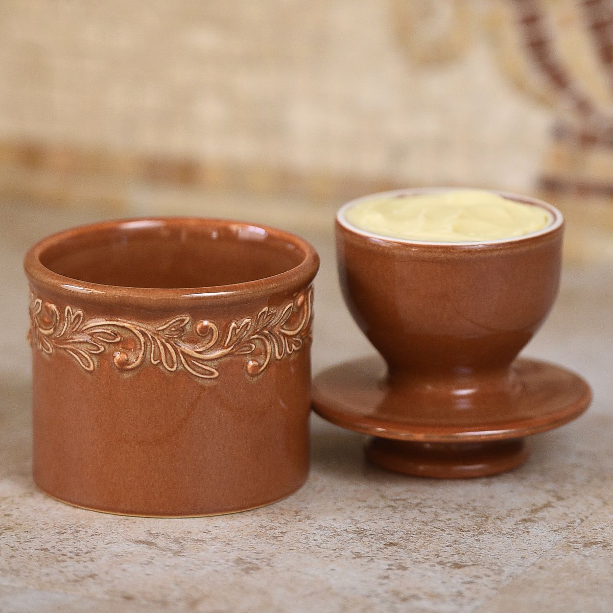 butter bell antique rust 1200