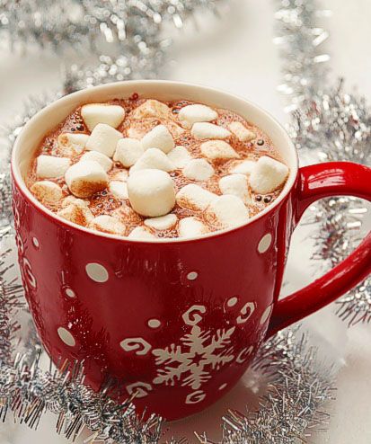 Hot cocoa made from mix