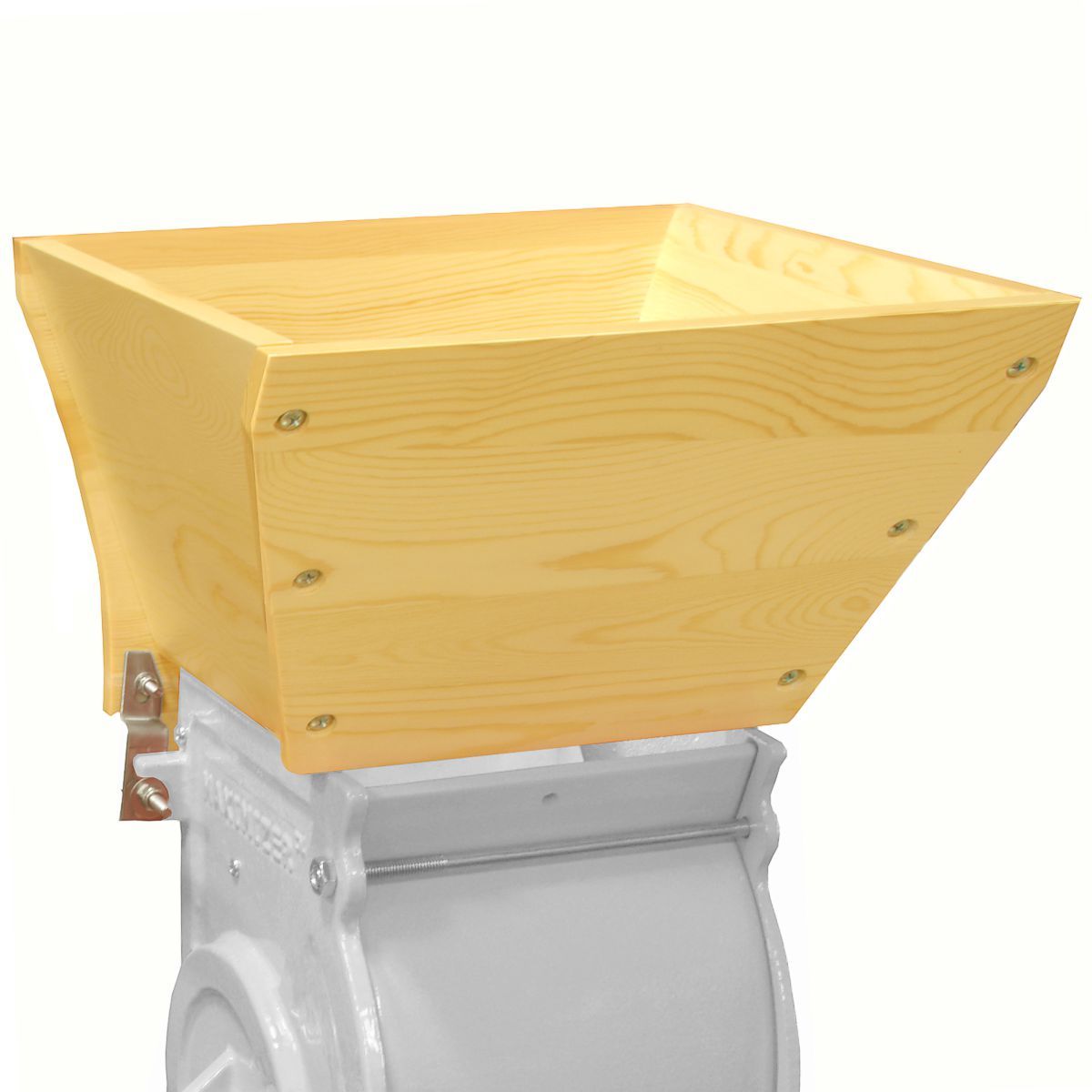 Wood hopper for Maximizer apple grinder