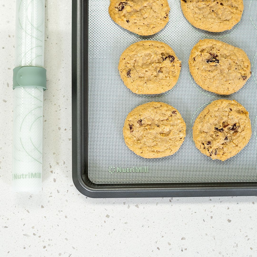 nutrimill silicone cookie sheet liner