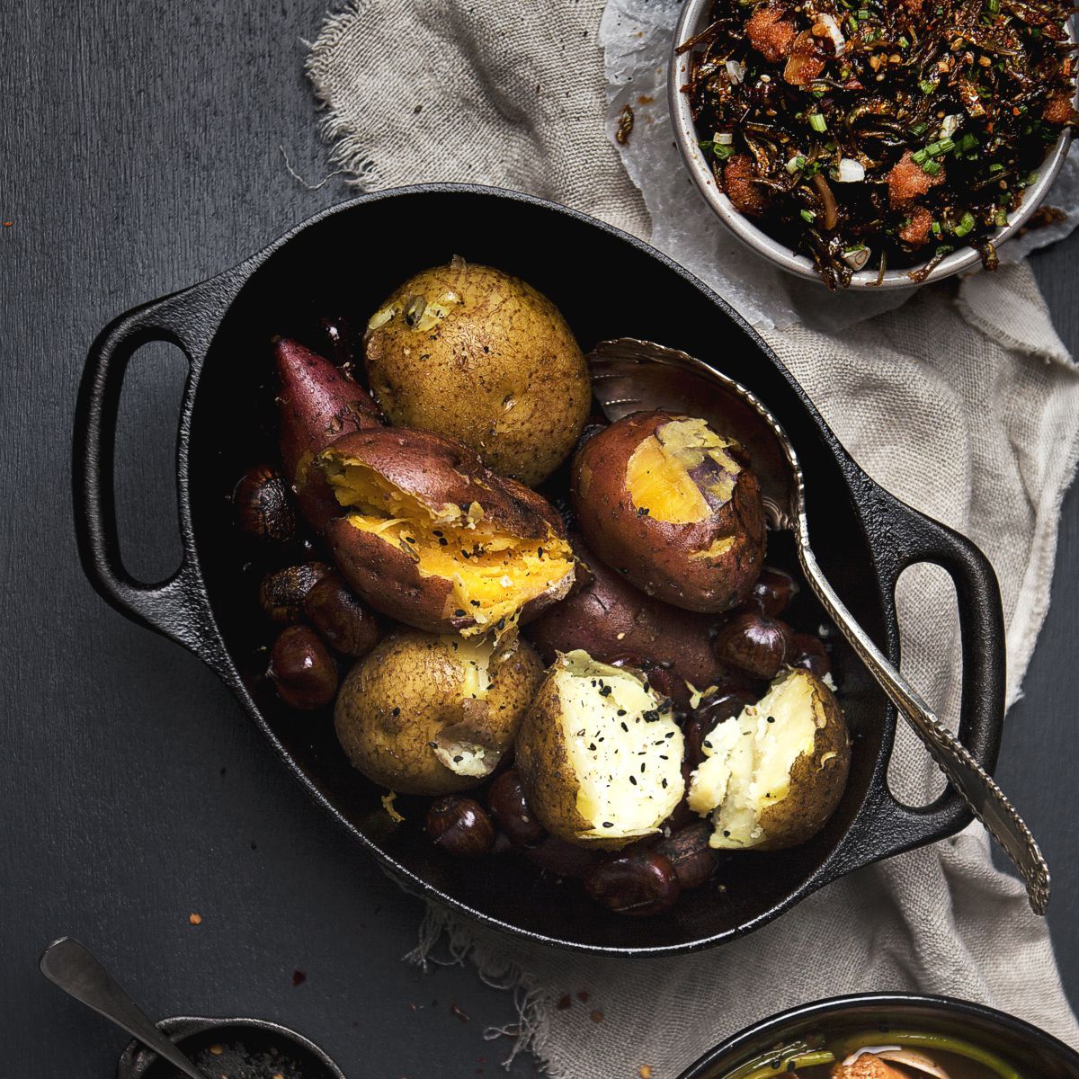 4.2 & 5.3 quart cast iron casseroles