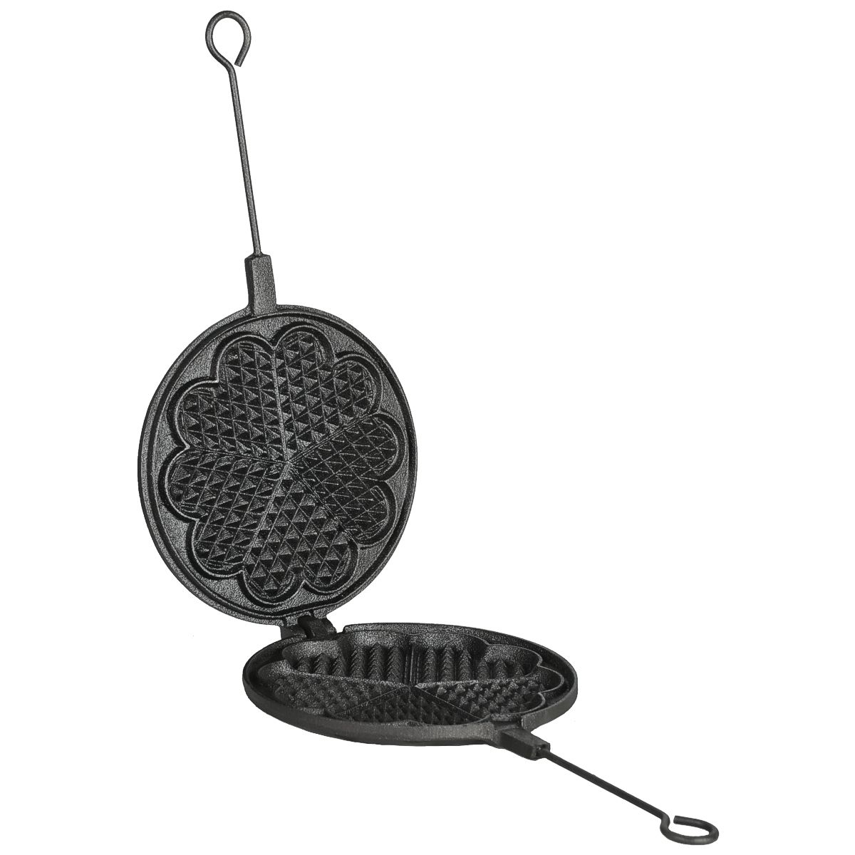 Skeppshult Cast Iron Heart Waffle Iron, 8.25 inch