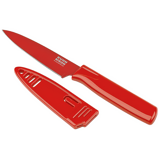 Kuhn Rikon Colori Paring Knife, Red