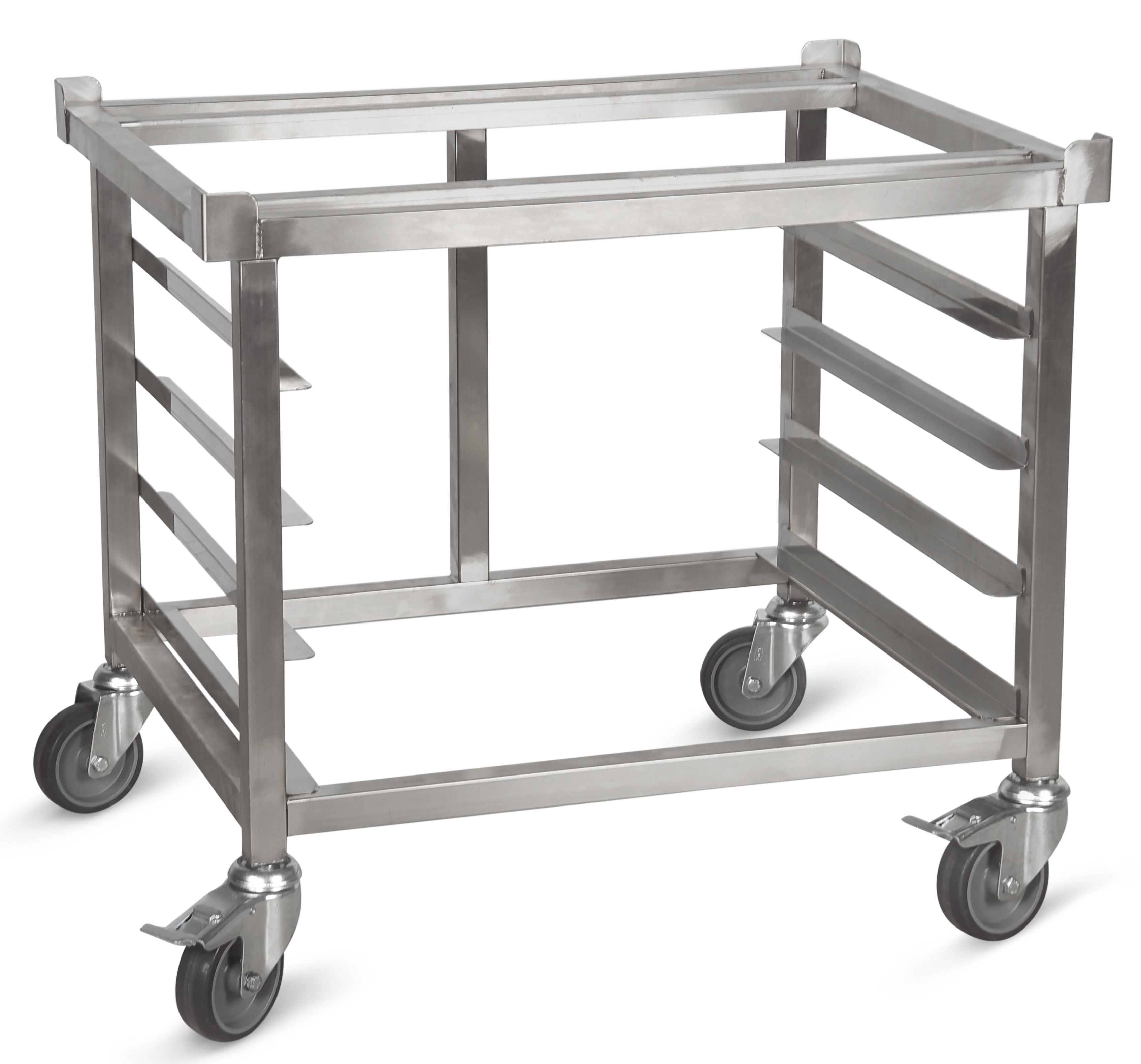 Rolling cart for RackMaster oven