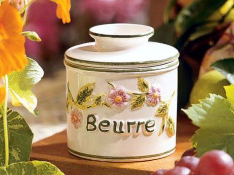 butter bell raised colored floral 461