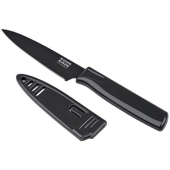 Kuhn Rikon Colori Paring Knife, Black