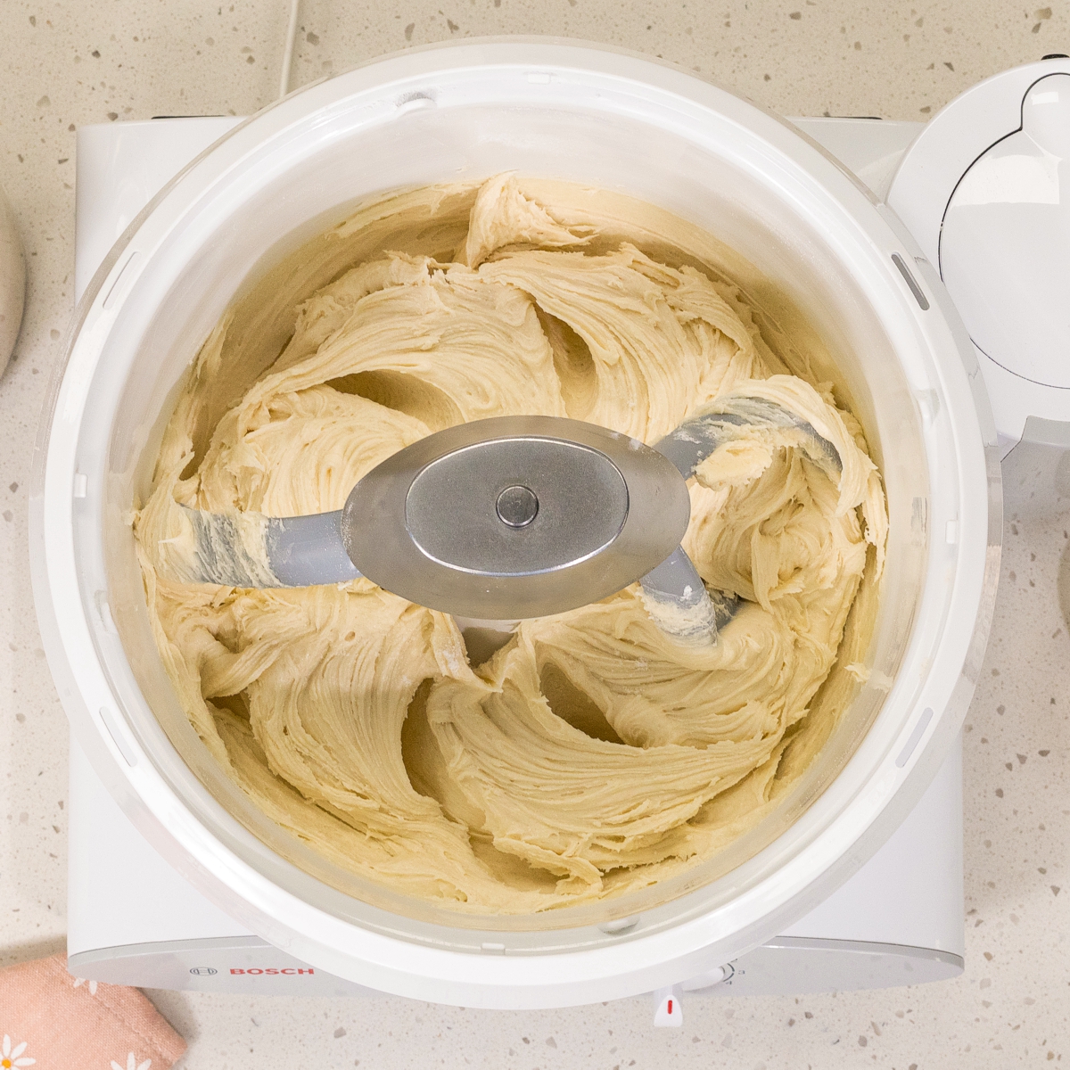 NutriMill cookie paddles in Bosch mixer