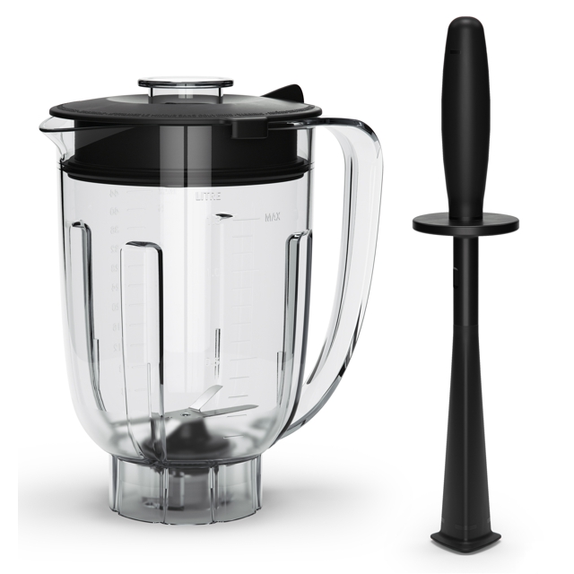 Ankarsrum blender with tamper