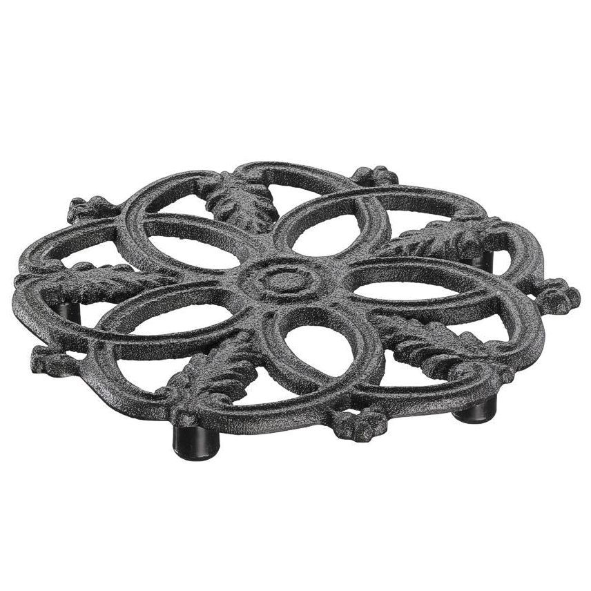 Snowflake design Skeppshult cast iron trivet.