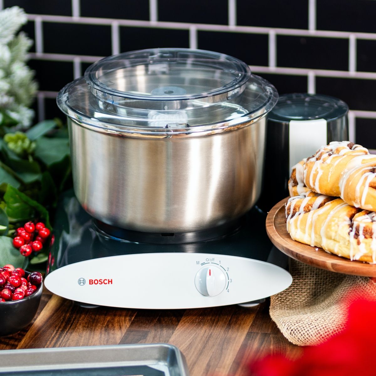 bosch universal plus black stainless mixer christmas 1200 5