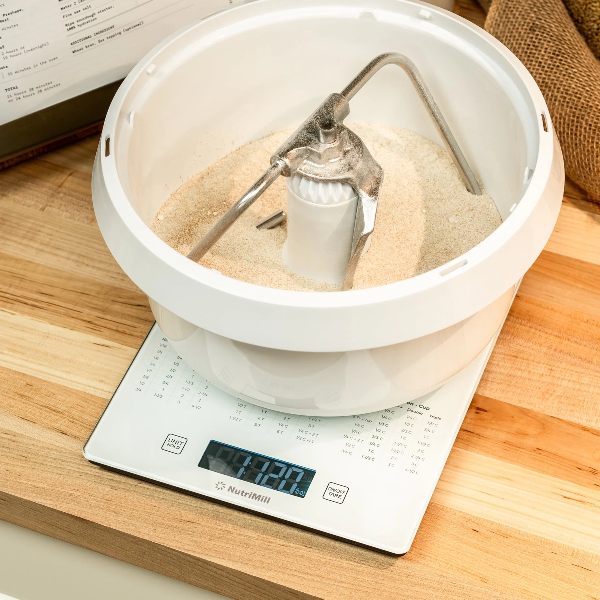 nutrimill large kitchen scale