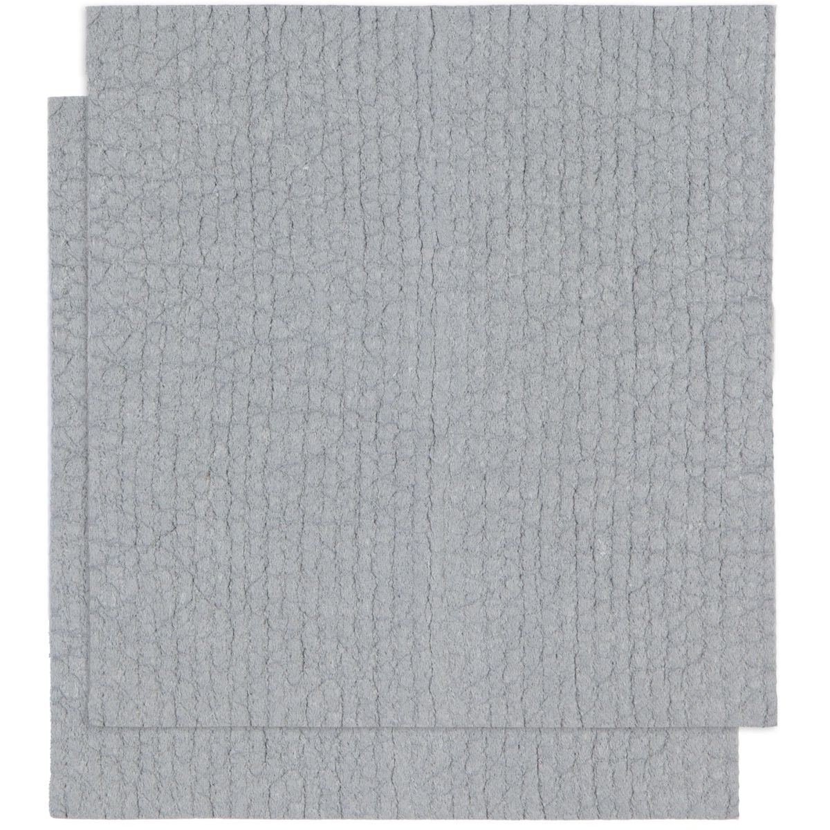 Swedish Dish Cloth, Solid, Set of 2 London Gray