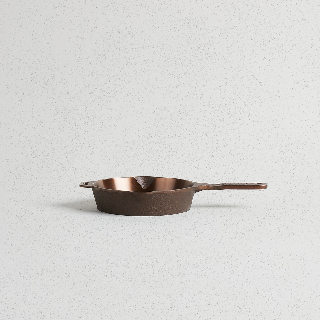 smooth interior on cast iron skillet