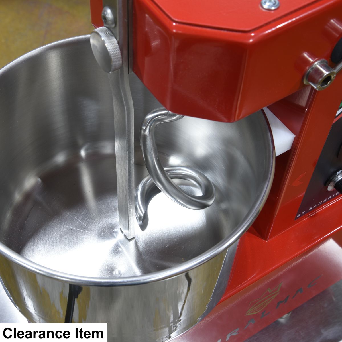Clearance: Spiralmac Mixer, SV5 Royal Queen, Rossa Red Bowl
