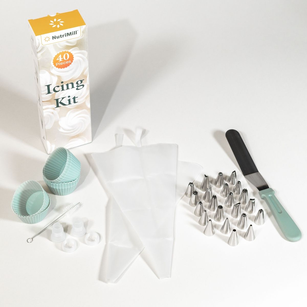 Cake decorating kit, 40 pieces