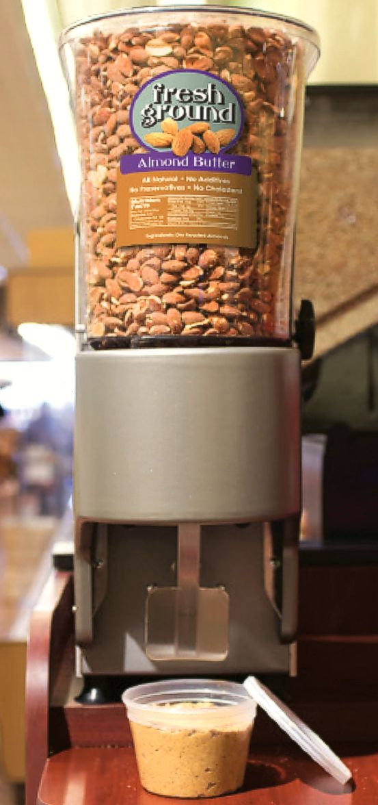 Nut grinder for whole almonds, cashews, peanuts, and more
