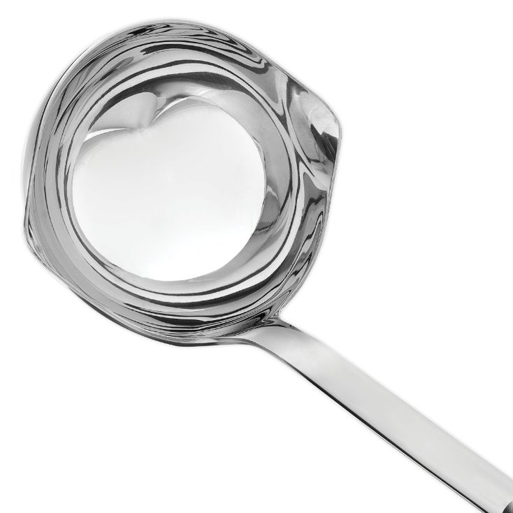 OXO SteeL ladle with pour spouts