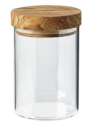 berard glass jar olive wood lid 600ml 300