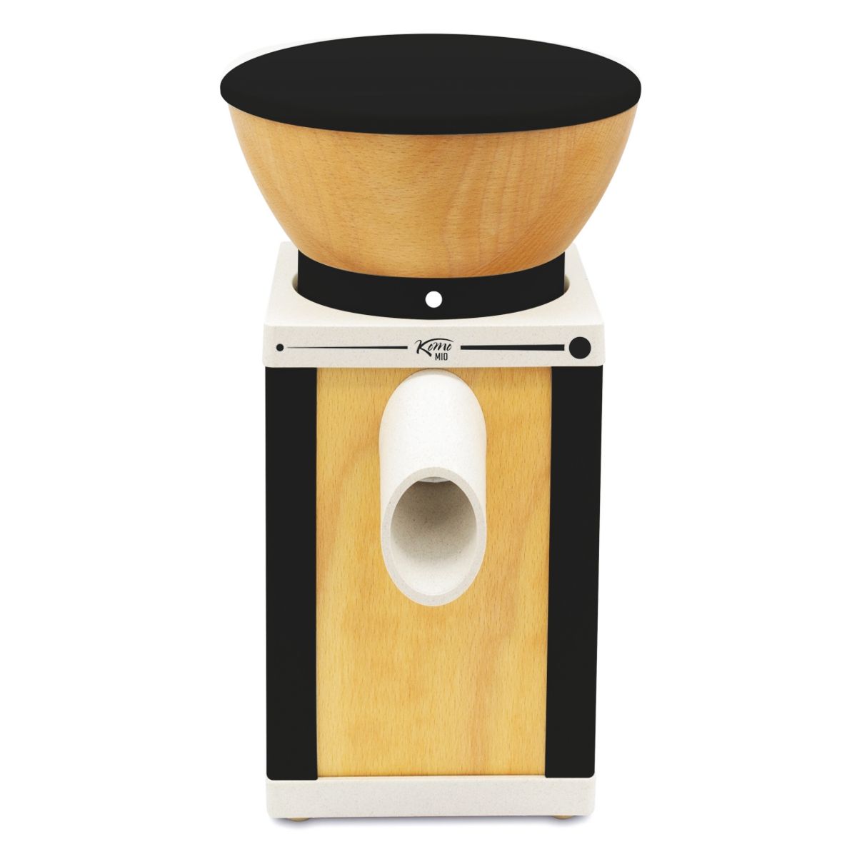 komo mio grain mill flour grinder black 1200 2