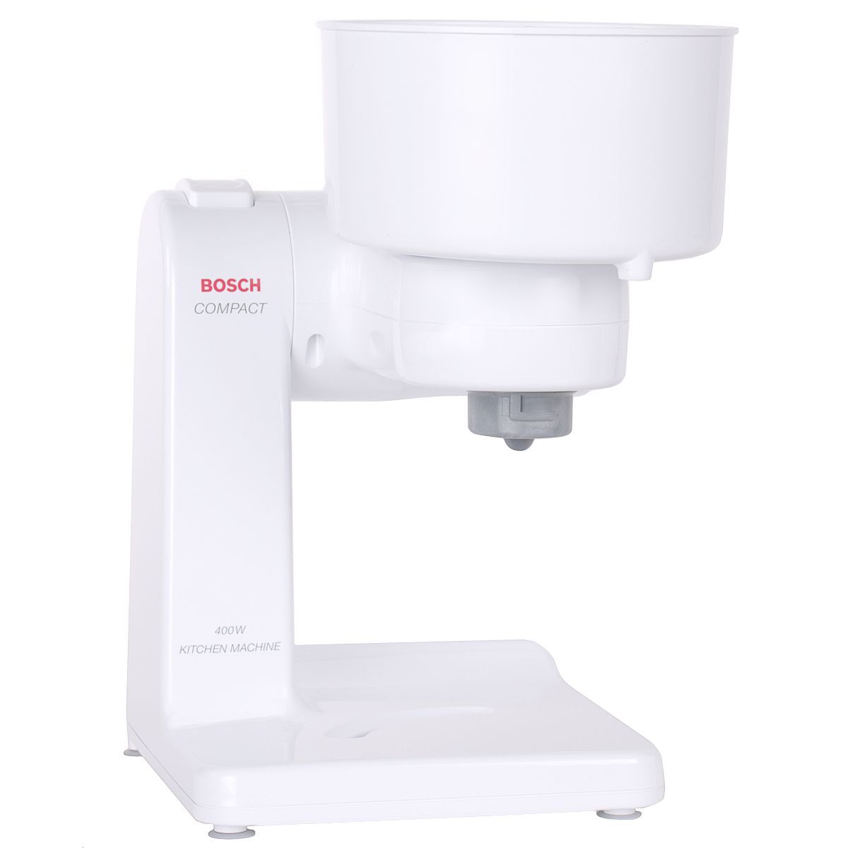 Compact mixer with citrus jucier attachment.