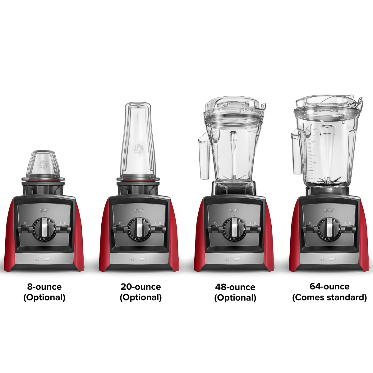 Vitamix carafe options for A2500 blender