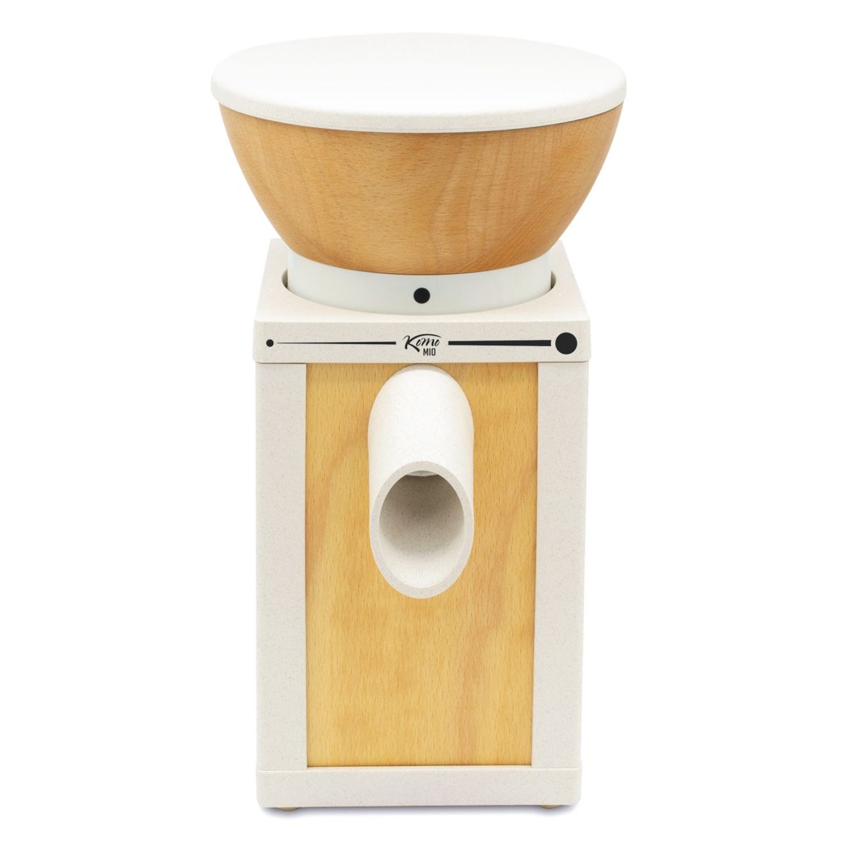 komo mio grain mill flour grinder white 1200 2