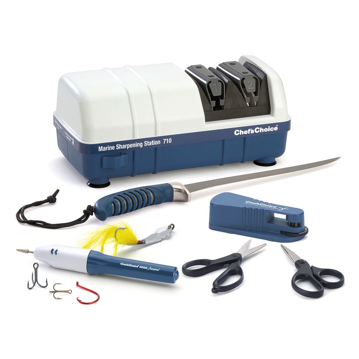 electro sharpener for fishing hooks Electric Reel Line Remover w/ Built-in Hook A neck lanyard and retractable design makes the Rapala Hook Sharpener easy to use and easy to store Chef's Choice 710 Marine Knife