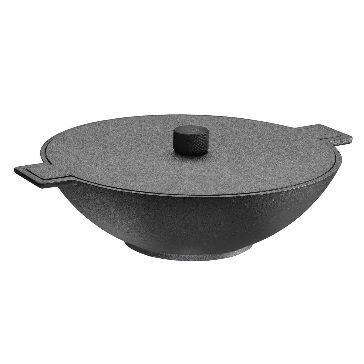 Skeppshult Noire Cast Iron Wok w/Lid