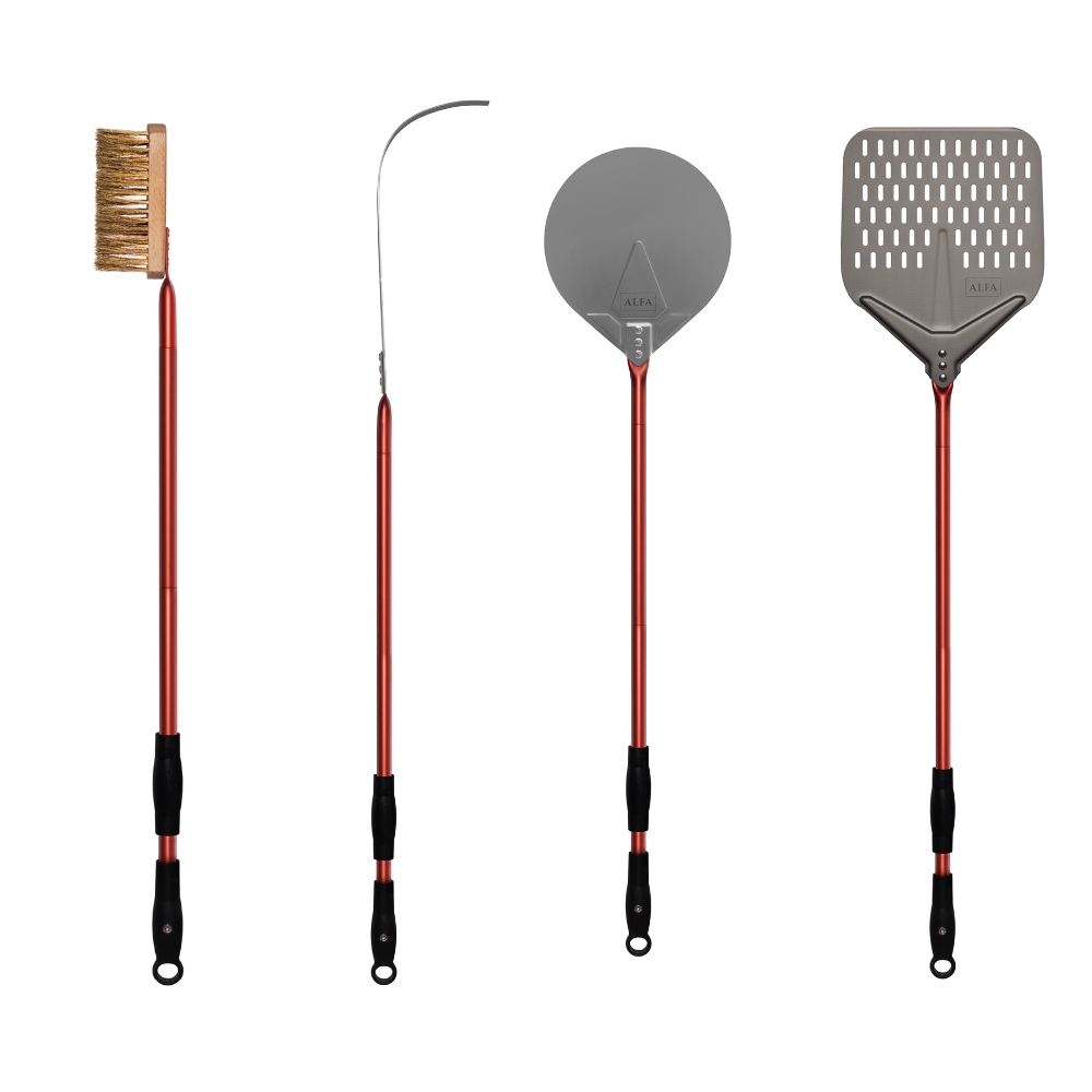 Set of Alfa Ovens Peel, Turner, Rake and Brush