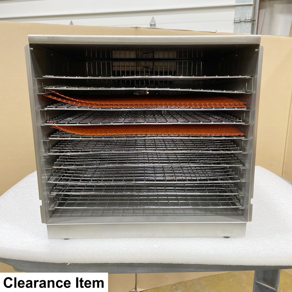 Clearance: Weston P1000 Stainless Dehydrator inside